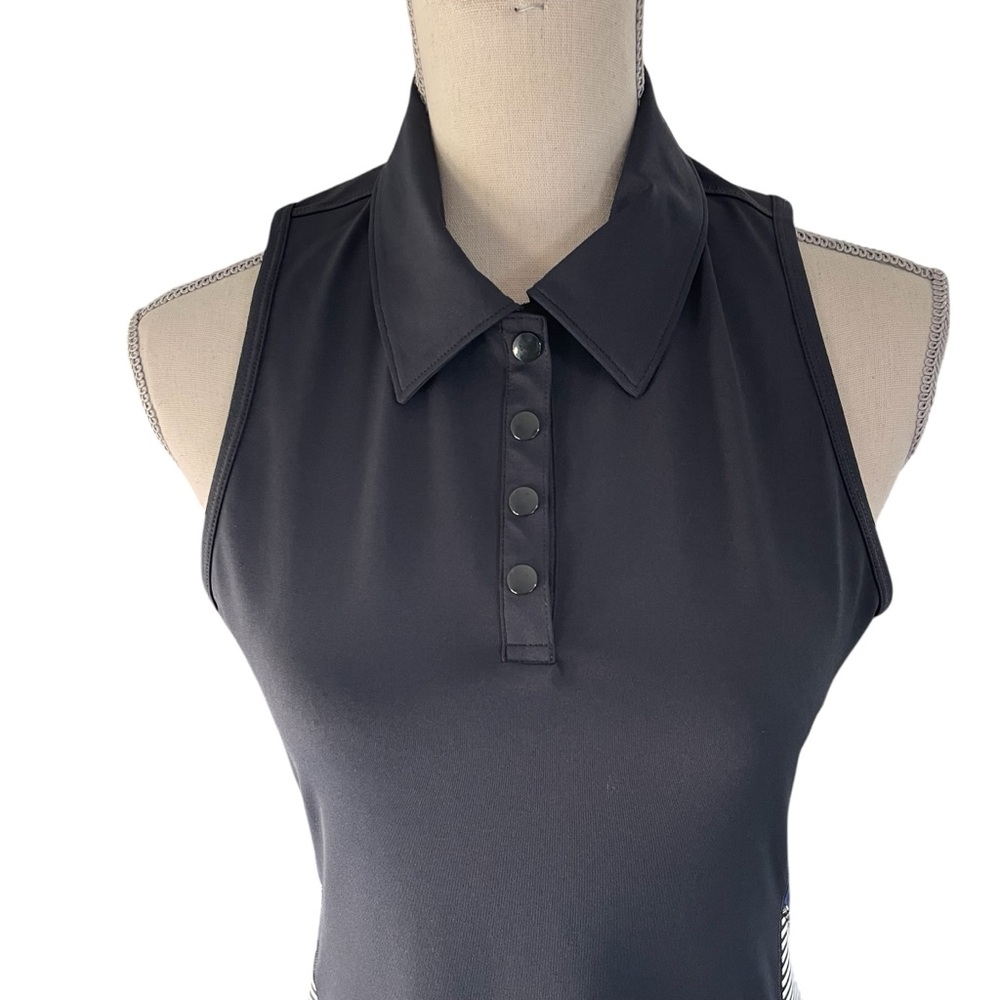Lole Navy/White Side Stripe Collared Adisa Dress (S) - Picture 5 of 13